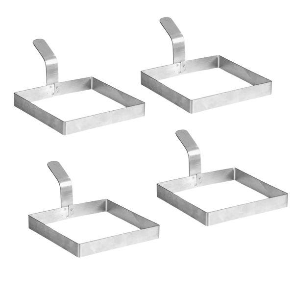 LK's - Square Egg Ring - Pack of 4