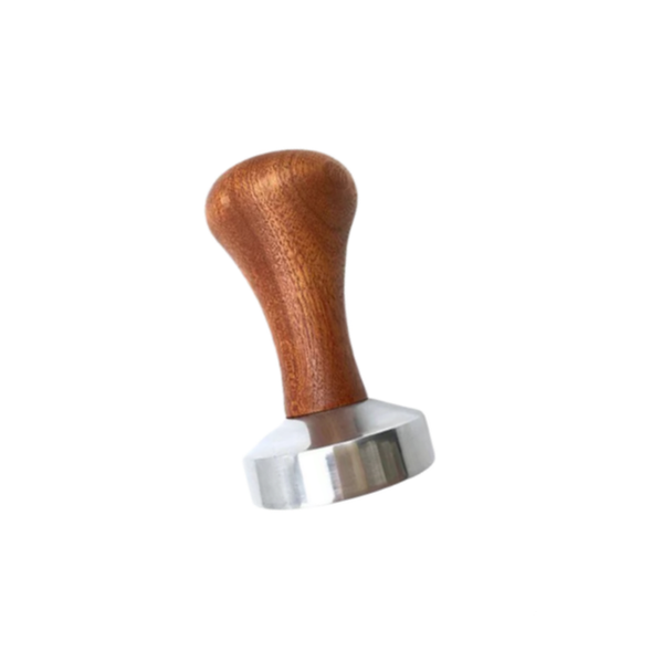 Professional Coffee Tamper/Press, Wooden/Stainless Steel, 51mm, Brown