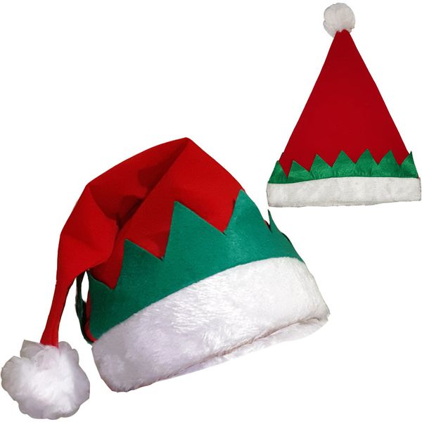 Santas Little Helper Christmas Hats - Elf Hats - 2Pack