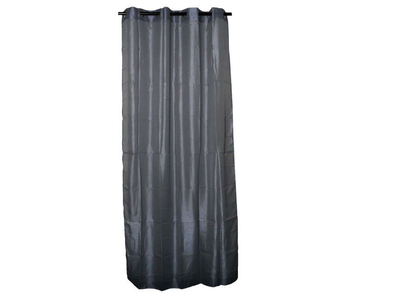 Atmosphera Eyelet Net Curtain - Grey - 140x240cm