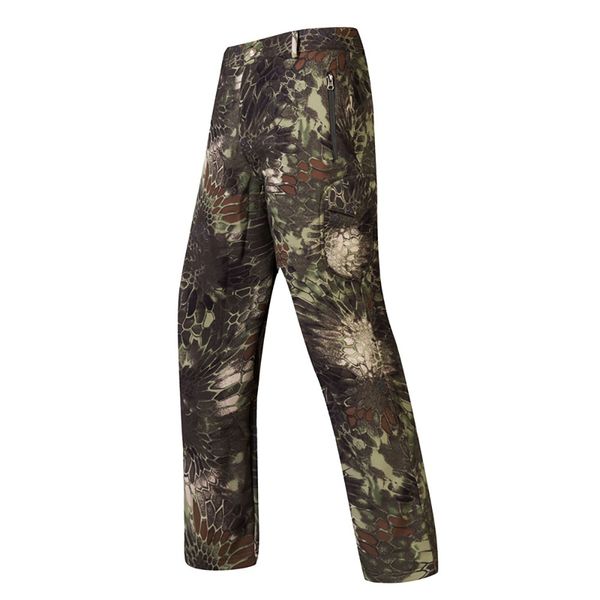 Men's Outdoor Camouflage Tactical Hiking Pants Combat Trousers Softshell