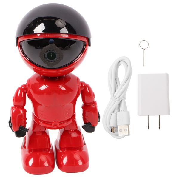 1080P WiFi Robot Camera Intelligent Tracking Red