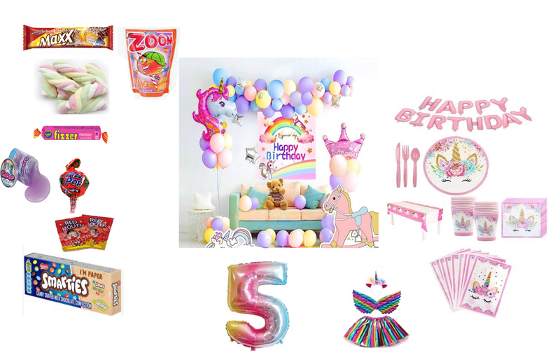 Unicorn Party Goodies 5 years