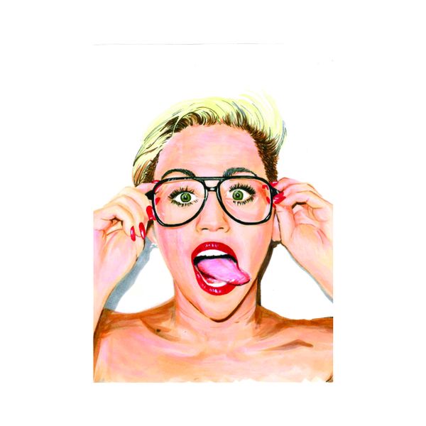 Nerdy Miley Portrait - A1 Poster