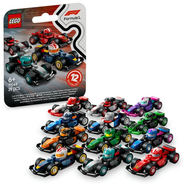 LEGO Minifigures F1 Collectible Race Cars Toy 71049 (Blind Box)