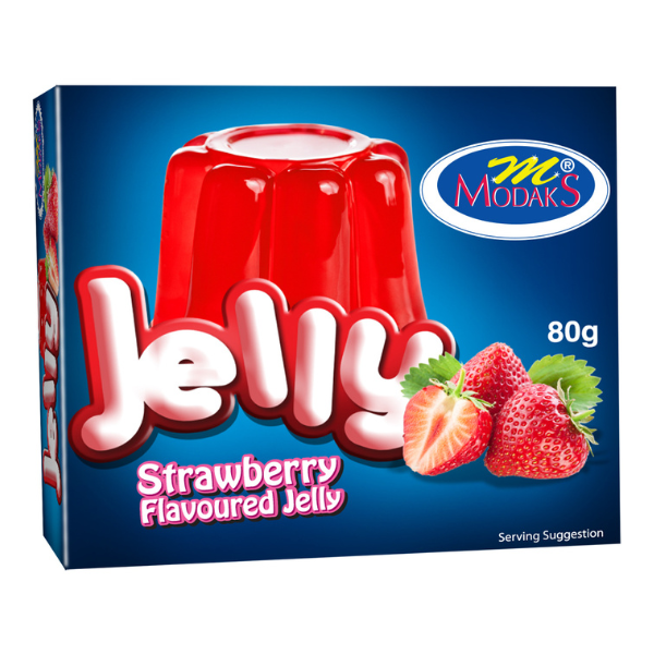 Modaks Strawberry Jelly 6 x 80 g