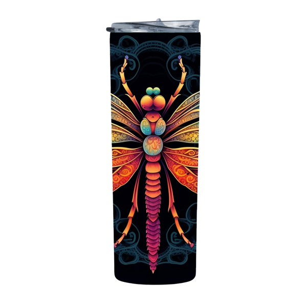 Unique Dragonfly 6 20 Oz Straight Skinny Tumbler 202