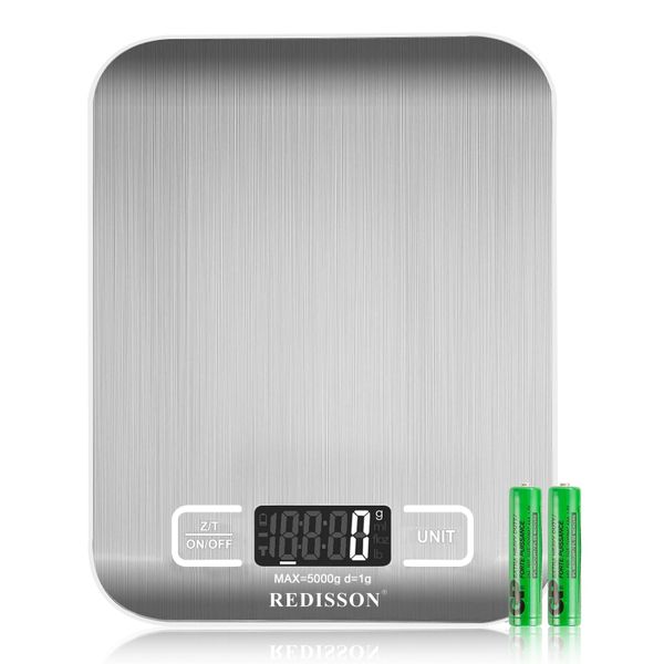1-10 kg Silver Stainless steel Digital Kitchen Scale With Battery