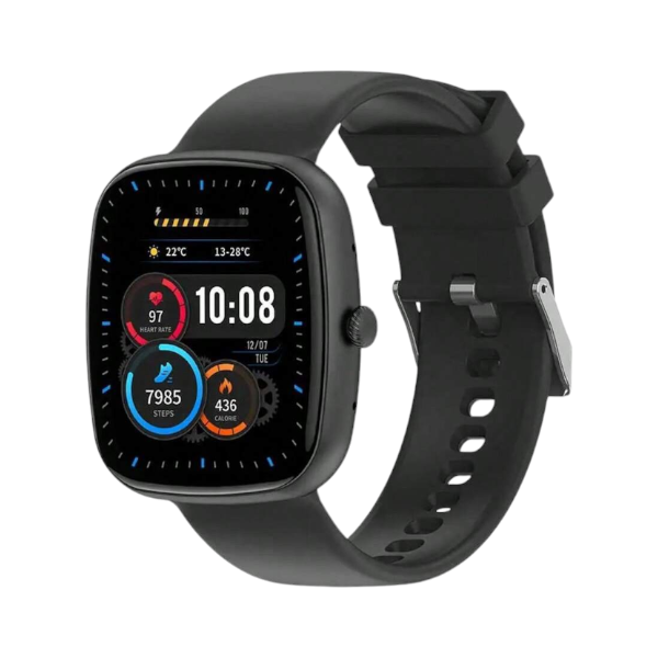 Smart Watch With AI Voice Assistant And Full HD Screen - Black