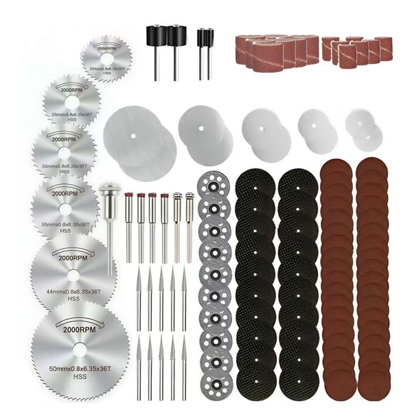 193 Pieces Cutting Wheel Set Compatible with Cordless Rotary Tool