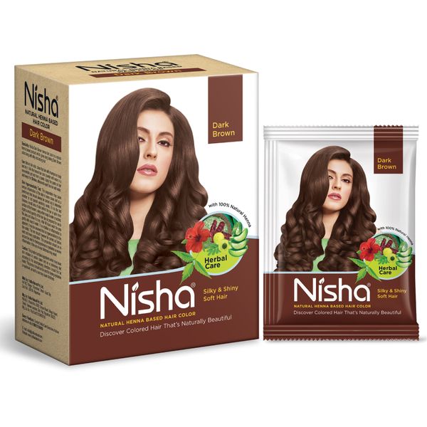 Nisha Natural Henna-Based Hair Color Imported from India