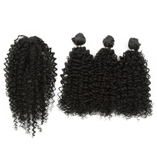 Magic All In One Package 16Inch Hair Bundles With Closure Brz Jerry 3+1