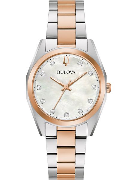 Bulova Surveyor diamond Two Tone - Rose Gold Watch - 98P207