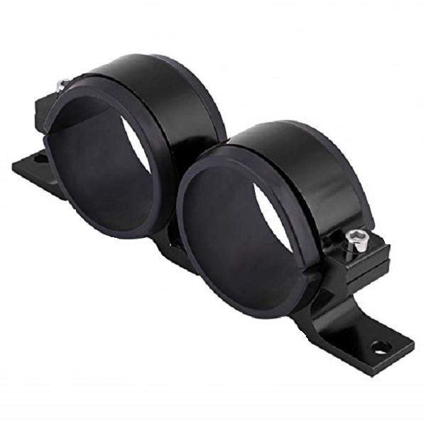 Fuel Pump Bracket Bosch 044 Fuel Pump Bracket Double, 60mm Universal Black