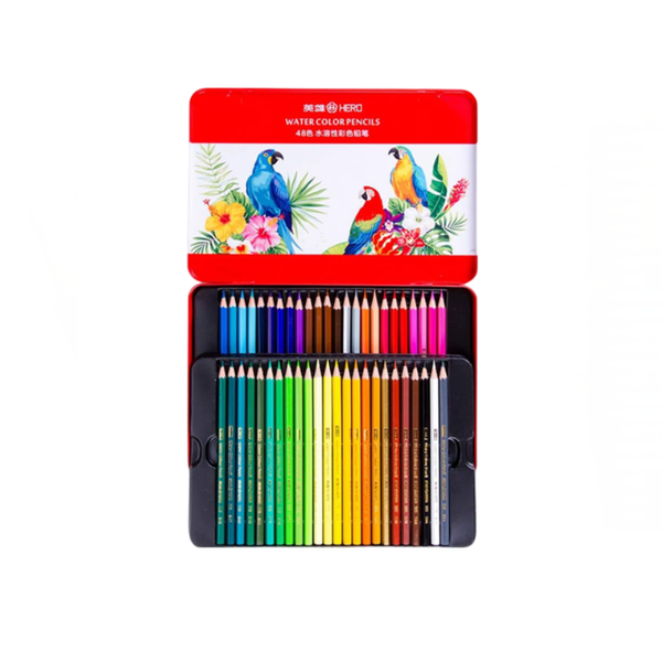Water-Soluble Pencil 24-Color Painting