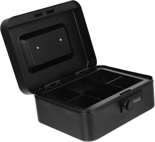 Elegant Lock Box Cash Box Lock Key Storage for Valuables Home Accessory