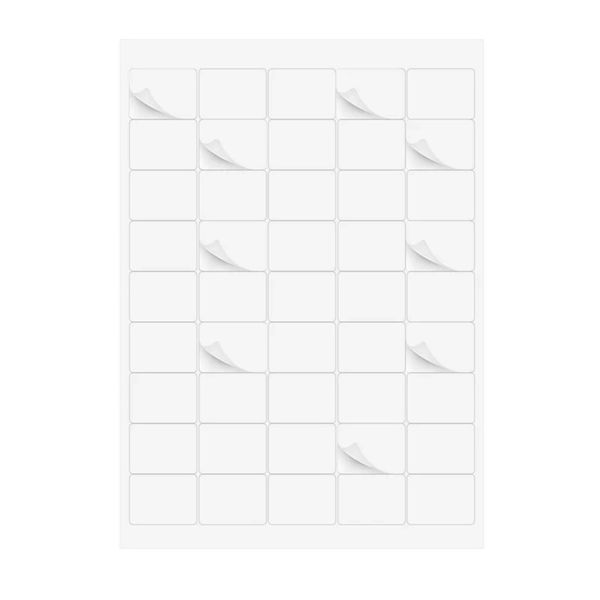 45Up Label Self Adhesive A4 Size 100 Sheets - Easy Peel Stickers
