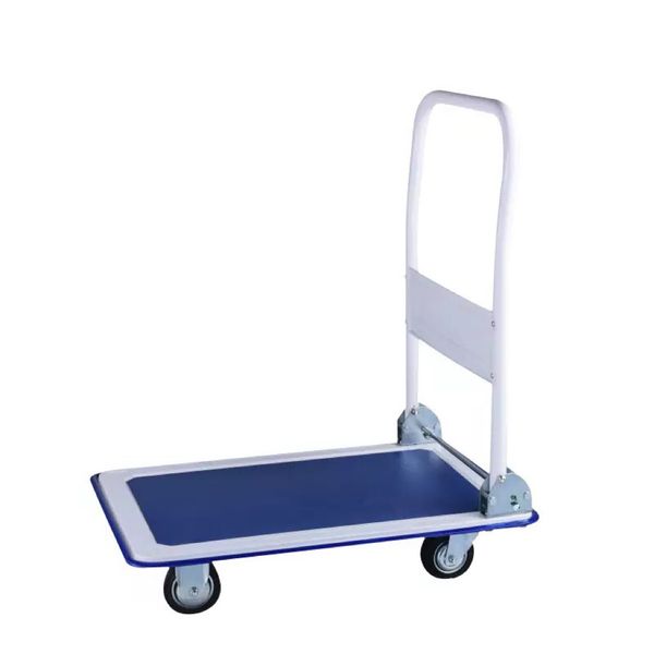 Folding Lightweight Handcart Silent Flat Small Cart 50cm x 70cm