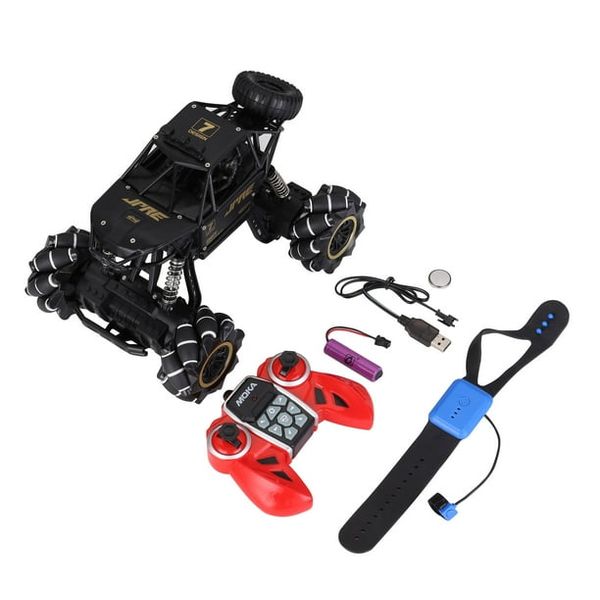 360 Premium Rock Crawler Watch &amp; Remote Control Car - Metal Off-Road 4WD