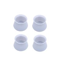 SD Tech- Silicone Anti-scuff And Noise Table Chair Leg Caps - Pack of 4