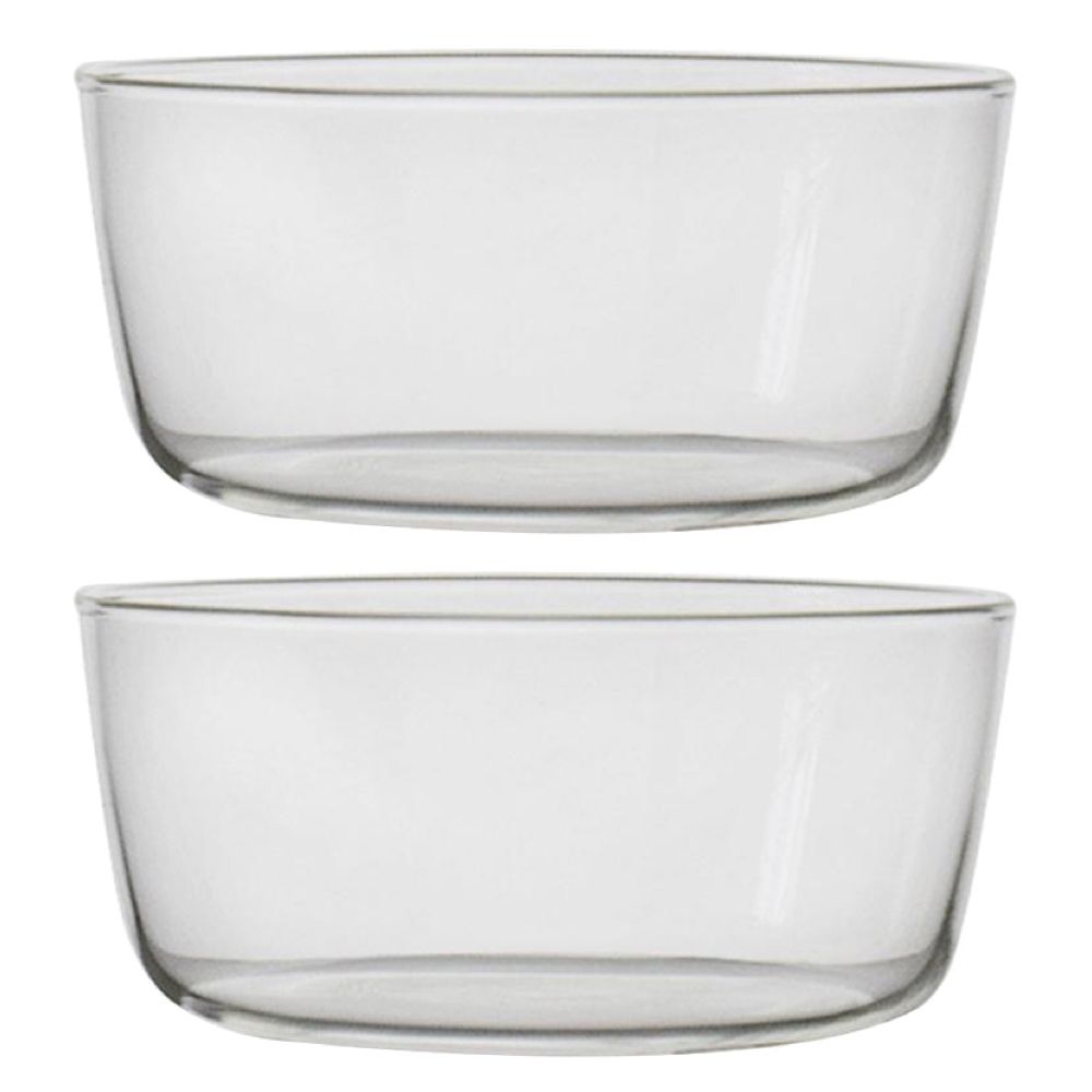 Home Kitchen Flat Base Glass Bowl Set of 2 (950ml) Shop Today. Get it