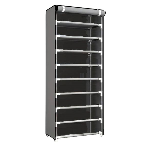Decor Large Capacity Waterproof Grey Shoe Storage Rack - 160cm