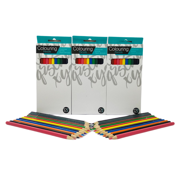 Colouring Pencils 12PCS Pack of 3