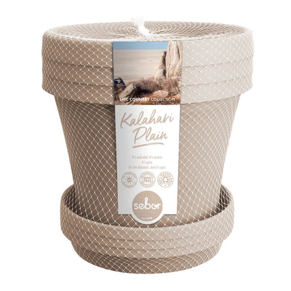Sebor - Super Pot Planter Set 25cm (Pack of 3) - Kalahari