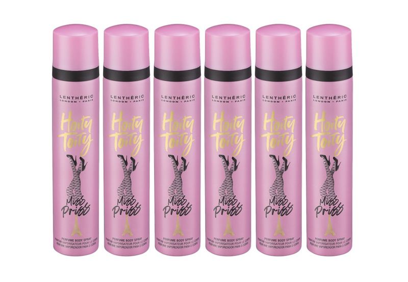 Lentheric Hoity Toity Miss Priss Perfume Body Spray 6 x 90ml