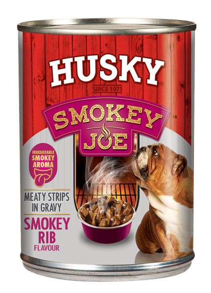 Husky Smokey Joe Meaty Strips Smokey Rib (12 x 385g)