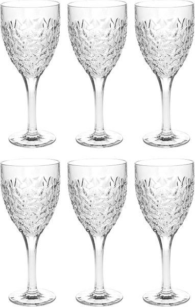 Crystal Red Wine Glass - 320ml - Set Of 6