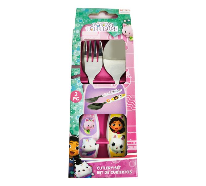 Gabby's Dollhouse 2-Piece Cutlery Set