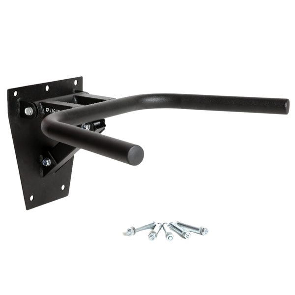 Wall-Mounted Tricep Dip Station - Heavy-Duty Steel Upper Body Trainer