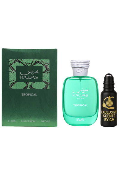Hawas Tropical EDP 100ml with Perfume Oil by Exclusive Scents by CM