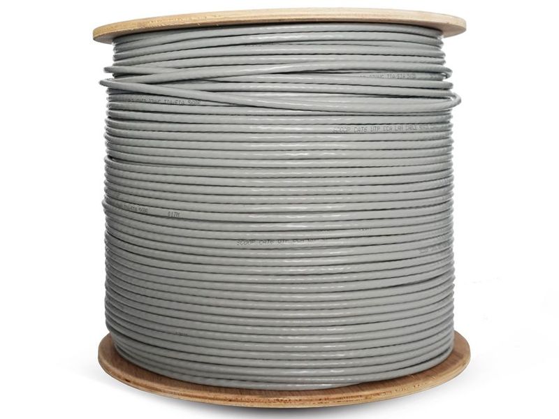 Scoop 500M Drum Cat6 Cca Grey Utp Cable Drum image