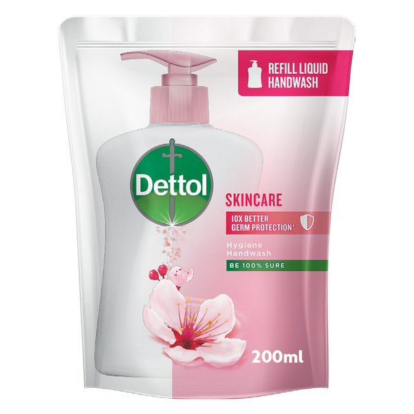 Dettol 200ml, Hygiene Liquid Hand Wash, Refill, Skincare