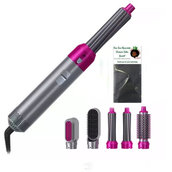 5 in 1 Hair Styler &amp; a Reversible Satin Bonnet