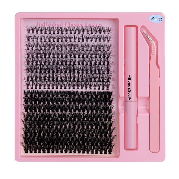 Lash Extension Kit DIY 320 Piece 9-16mm Lash Clusters Eyelash Kit
