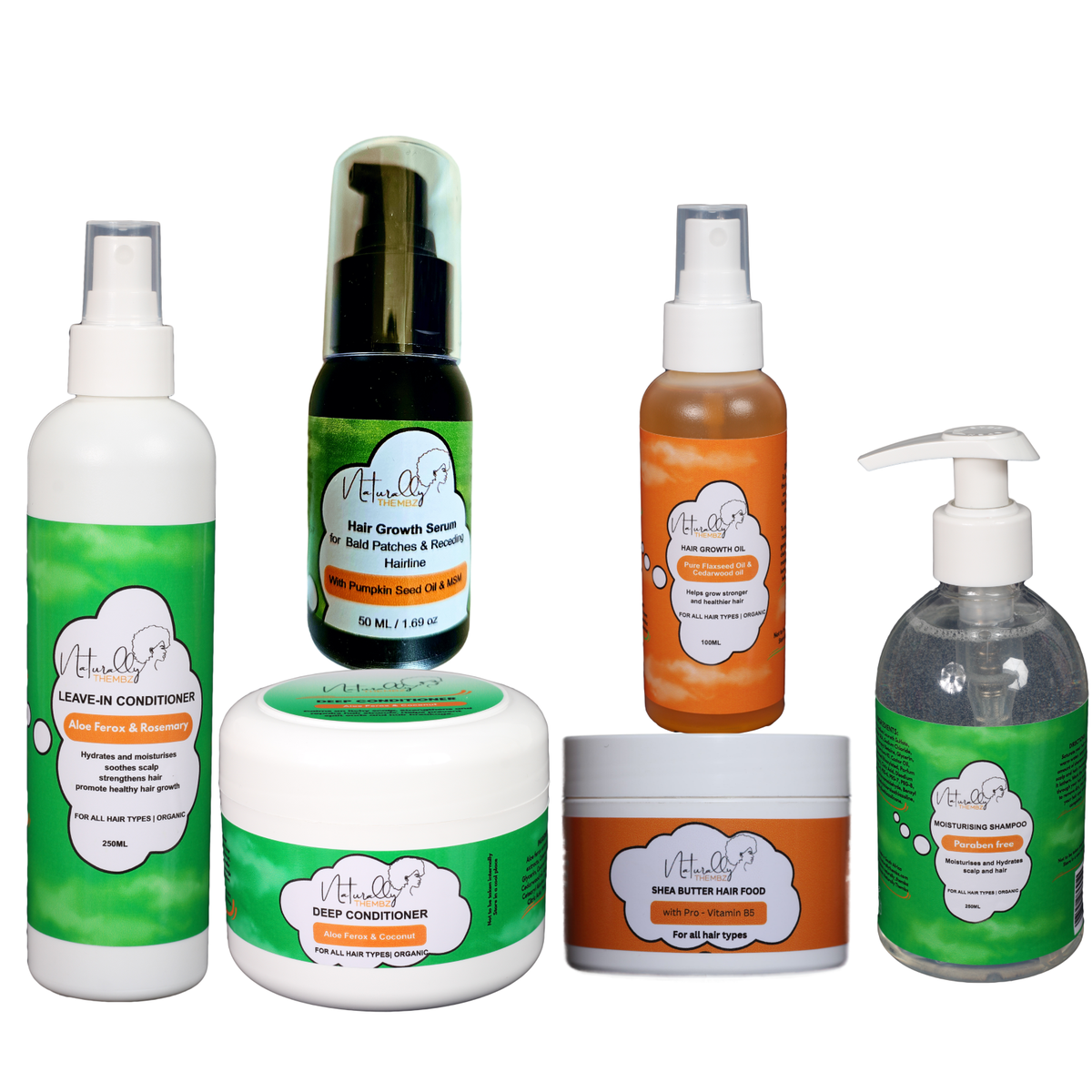 Naturally Thembz The Ultimate Hair Growth Combo