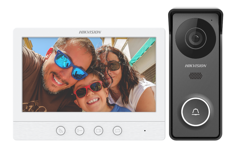 Hikvision 4-Wire HD Video Intercom Kit - DS-KIS213 B