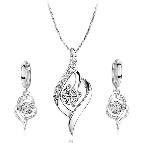 Women's Necklaces Earrings Jewellery Set Gift Image