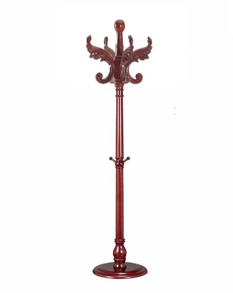 Wooden Coat Rack Stand - Clothes, Suits, Scarves, Handbags - Brown Colour
