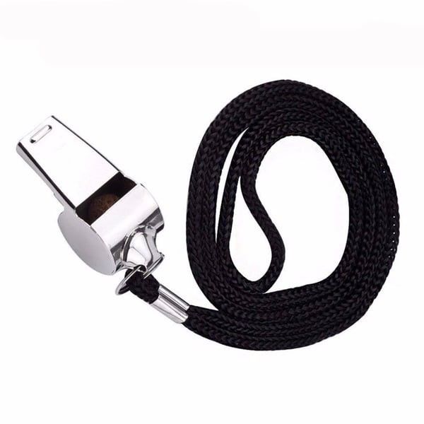 Metal Whistle &amp; Lanyard