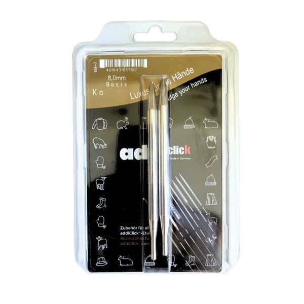 addiClick Basic Interchangeable Knitting Needles - 8,0 mm