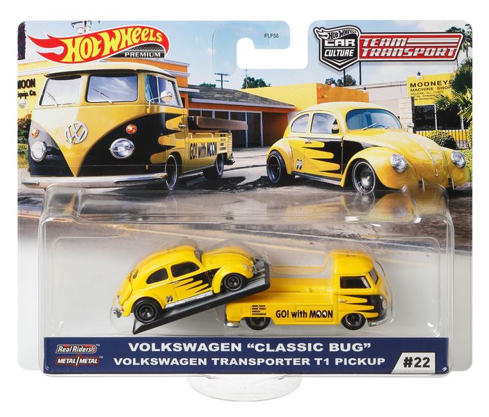 Hot Wheels Team Transport - Volkswagen "Classic Bug" T1 Transport PickUp