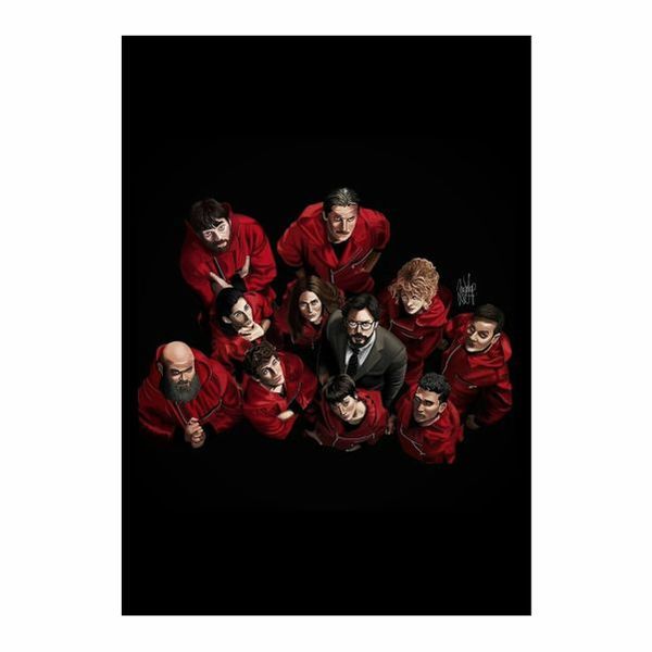 Money Heist Top View - A1 Poster