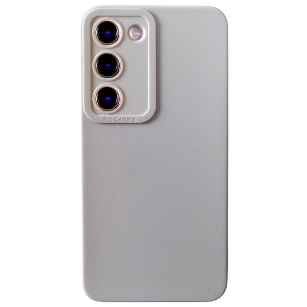 Phone Case with Pro Cam Compatible with Samsung S23 - Light Beige