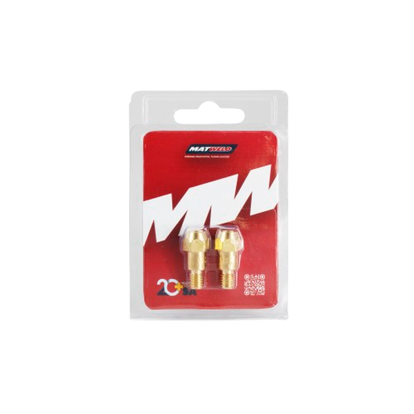 Matweld P/P Tip Adaptors Mb36 M6 2Piece - 4 Pack