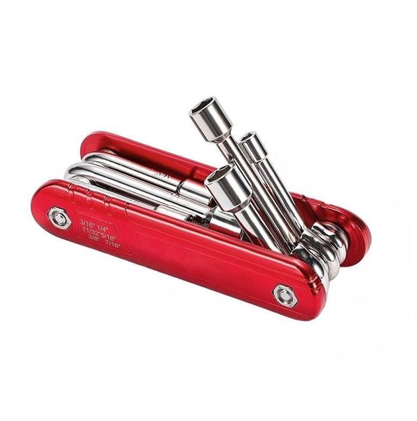 Combination Foldable Wrench - Metric/Imperial Hex Tool, Portable &amp; Durable