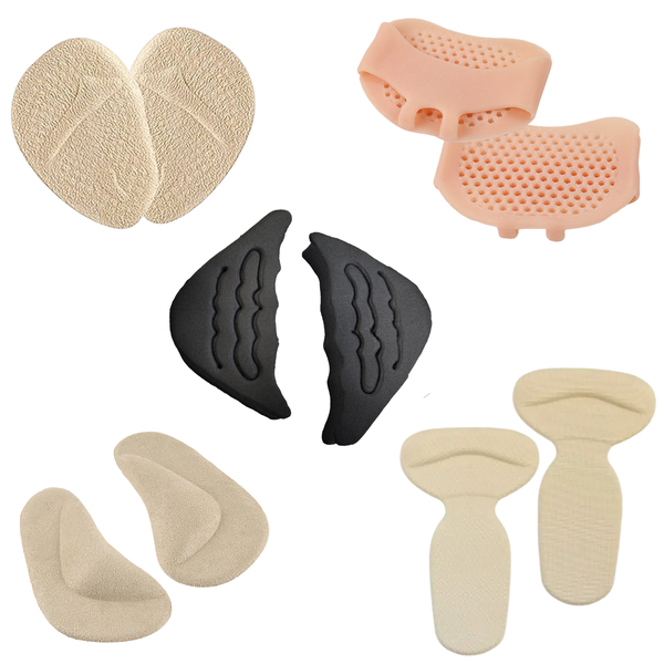 5 Piece High heel Insole Comfortable Reusable Foot Protection shoes Pad Set